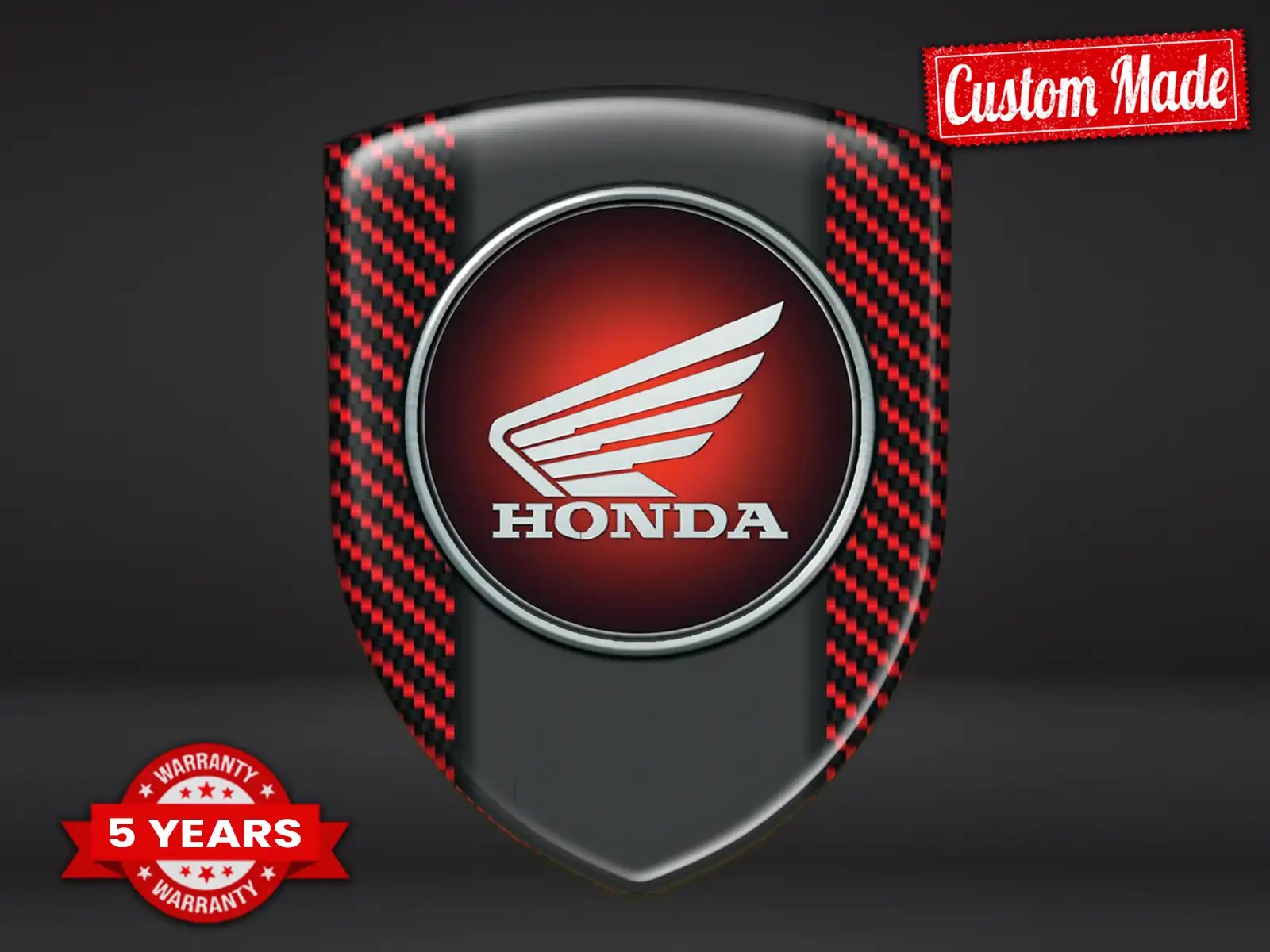 Honda Pegatinas Traseras Carreras Auto Lujo Personalizable